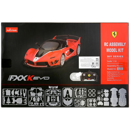 Машина р/у 1:18 ferrari fxx evo конструктор 84дет. в кор. Rastar в кор.6шт