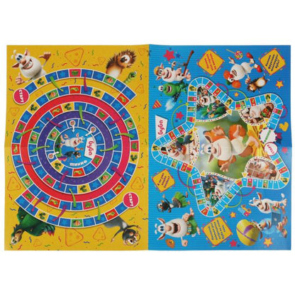 Весёлый праздник. Настольная игра-ходилка. 2 в 1. Буба. 330х216х27 мм. Умные игры. в кор.20шт
