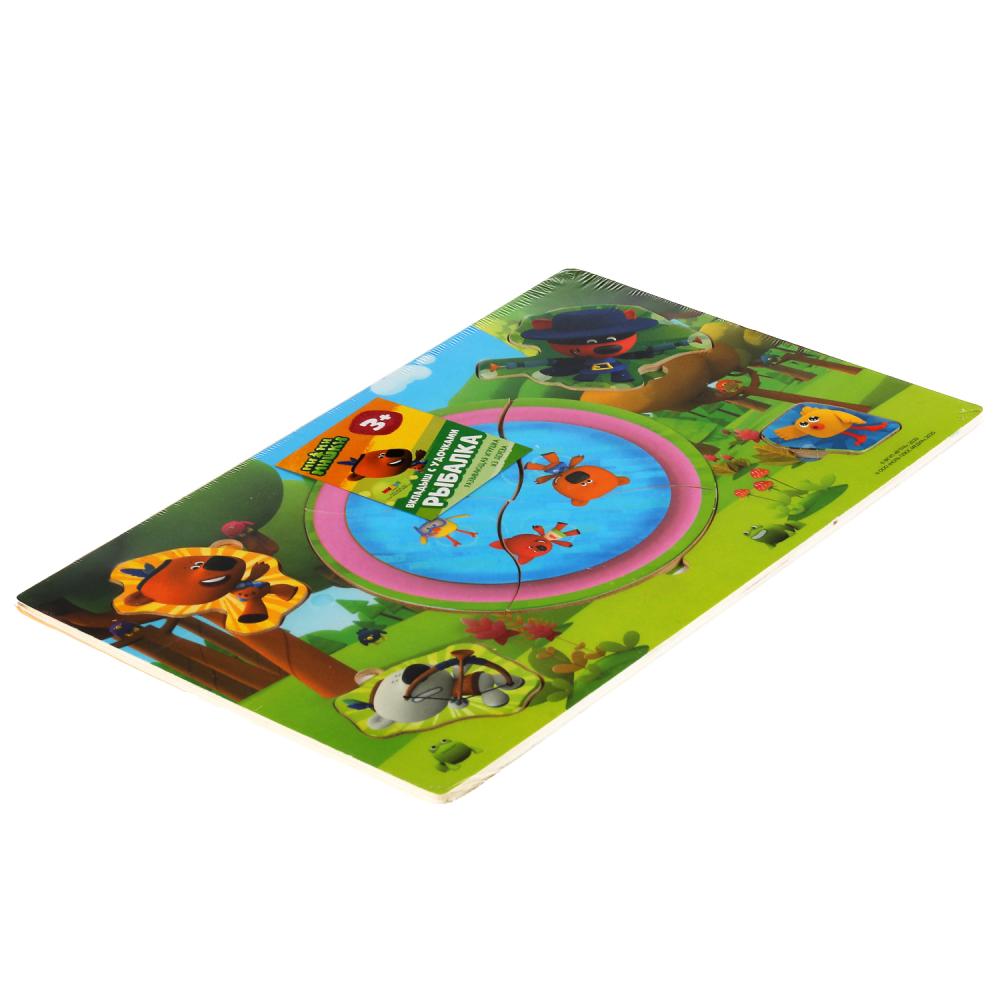 Игрушка деревянная Ми-ми-мишки вкладыш индейцы и ковбои Буратино в кор.100шт