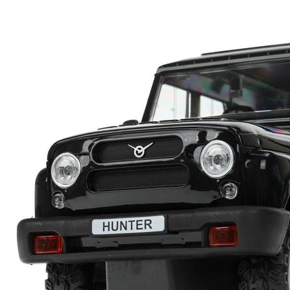 Машина ру UAZ HUNTER, свет, 30 см, черный, кор Технопарк в кор.24шт