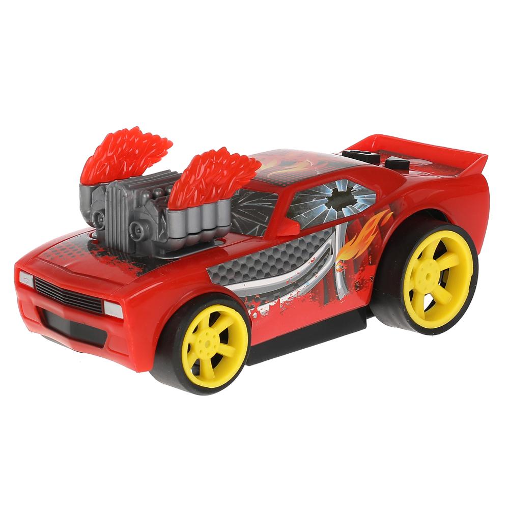 Машина пластик свет-звук СПОРТКАР 18 см, 2 кнопки, своб. ход, кор. Технопарк в кор.2*36шт