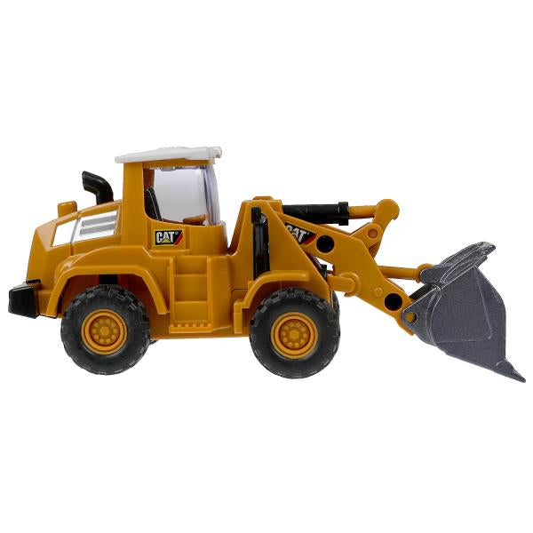 Модель металл ПОГРУЗЧИК лицензия cat 12,5см инерц., подв.дет. - в кор.2*72шт