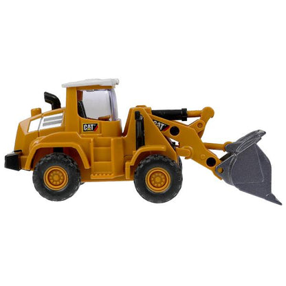 Модель металл ПОГРУЗЧИК лицензия cat 12,5см инерц., подв.дет. - в кор.2*72шт