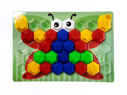 Мозаика для самых маленьких Baby Toys "Рыбка" d40/4 цв (34 эл) nev