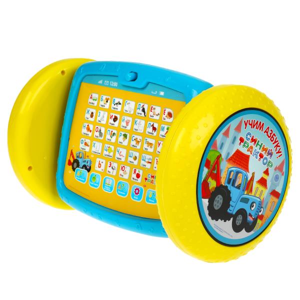 Планшет каталка 300 + песен, звуков и фраз СИНИЙ ТРАКТОР на бат, в кор. Умка в кор.24шт