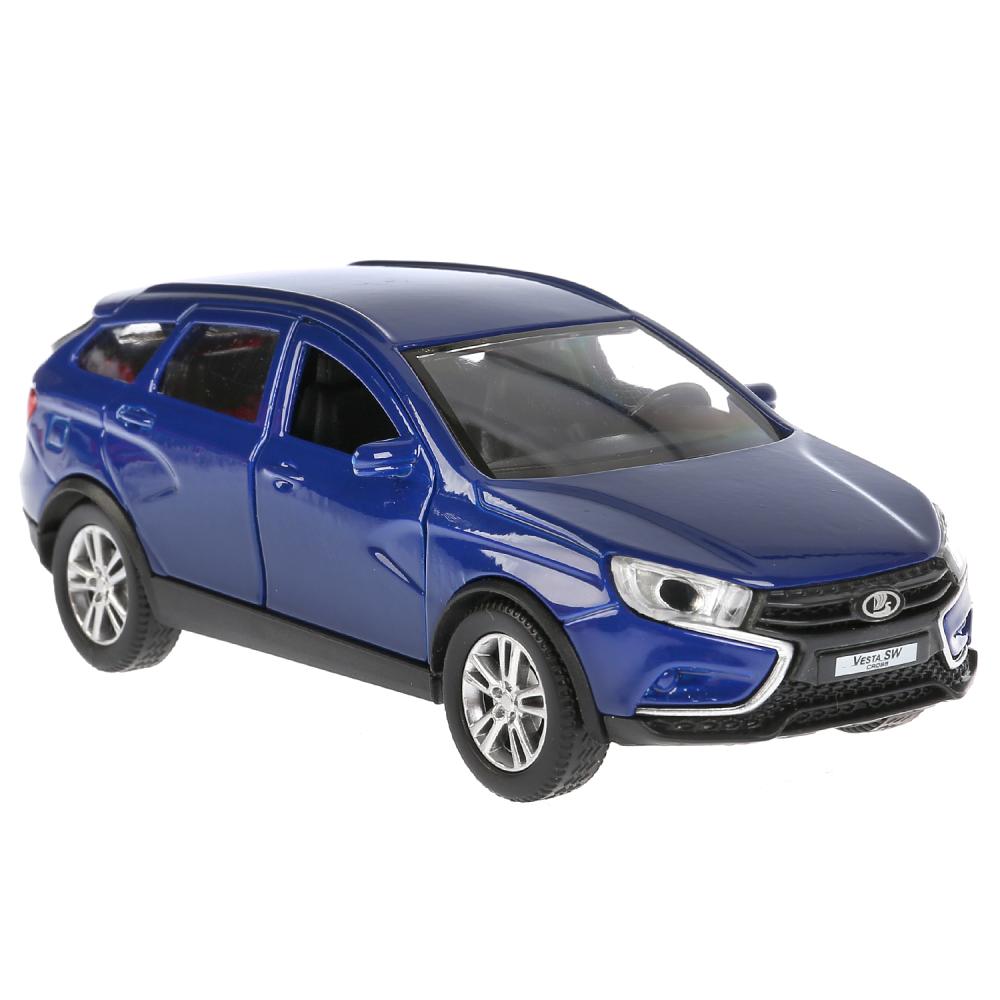 Машина металл LADA VESTA SW CROSS 12см, открыв. двери, инерц, синий. в кор. Технопарк в кор.2*36шт