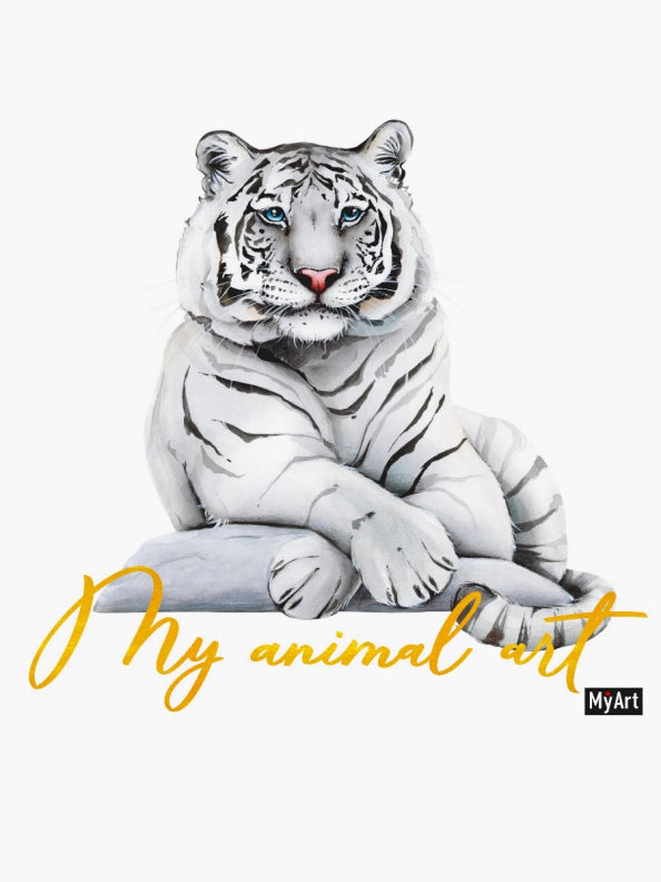 MyArt. My animal Art. СКЕТЧБУК 7БЦ. ТИГР