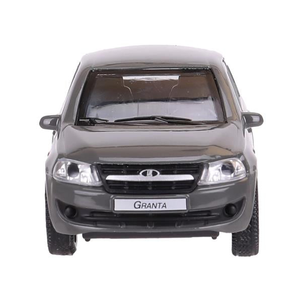 Машина металл LADA granta 11,5 см, двери, инерц, серый, кор. Технопарк в кор.2*36шт