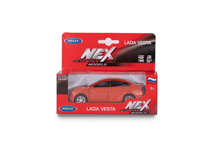 Welly. Машинка 1:38 "LADA Vesta" оранжевый арт.43727W-O