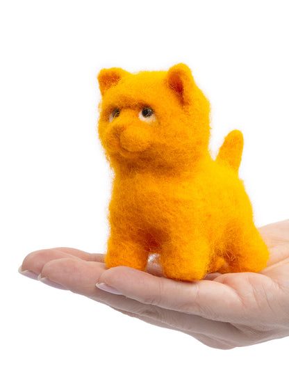 Набор для творчества. Валяние из шерсти. "Котик"