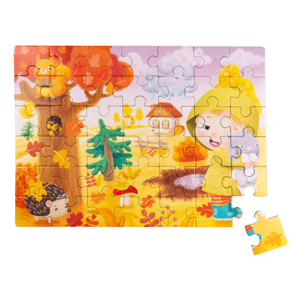 Пазл First Puzzle 4 в 1 "Времена года" Baby Toys