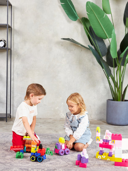 Конструктор пластиковый На стройке 21 деталь Baby Blocks