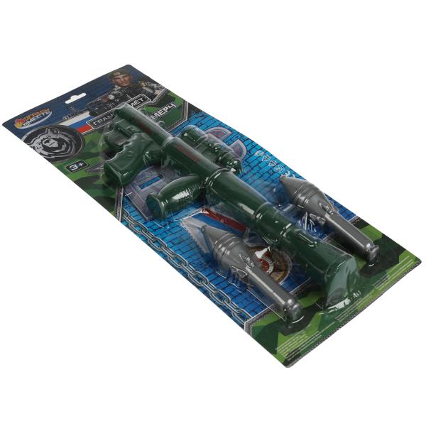 Гранатомет ручной стреляет, блист.19*47*5см ИГРАЕМ ВМЕСТЕ в кор.2*60шт