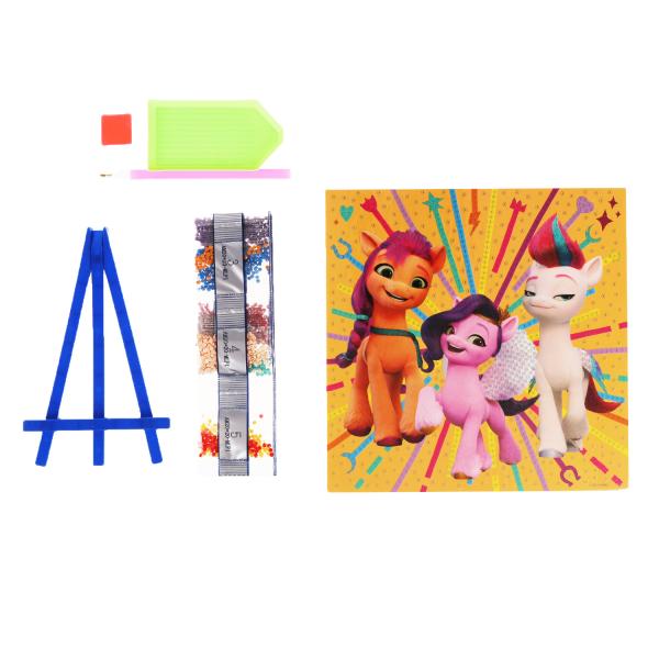 Наб д/тв-ва multiar МОЙ МАЛЕНЬКИЙ ПОНИ алмазная мозаика 20*20 см MultiArt в кор.40шт