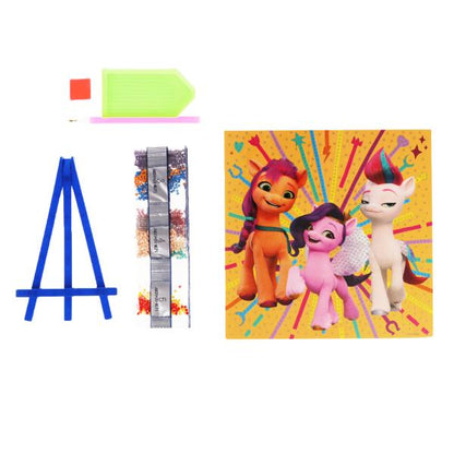 Наб д/тв-ва multiar МОЙ МАЛЕНЬКИЙ ПОНИ алмазная мозаика 20*20 см MultiArt в кор.40шт