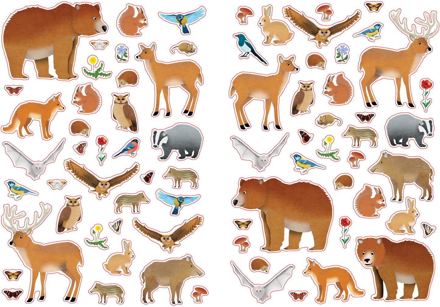 Моя книга наклеек. Природа (более 300 наклеек)