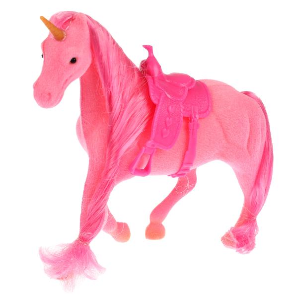 Аксессуары для кукол 29 см флокированный единорог с акс для Софии, кор КАРАПУЗ в кор.24шт