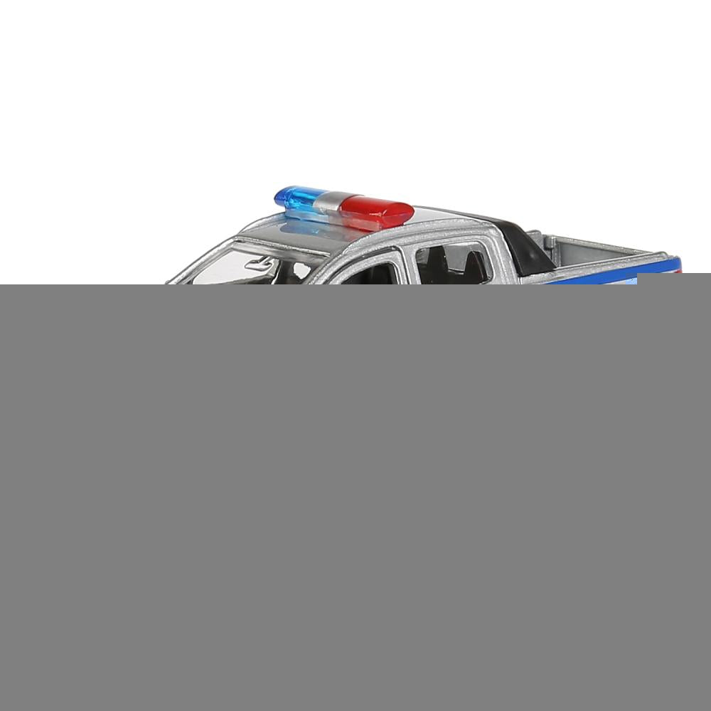 Машина металл FORD Ranger пикап полиция 12см, открыв. двери, инерц. в кор. Технопарк в кор.2*24шт
