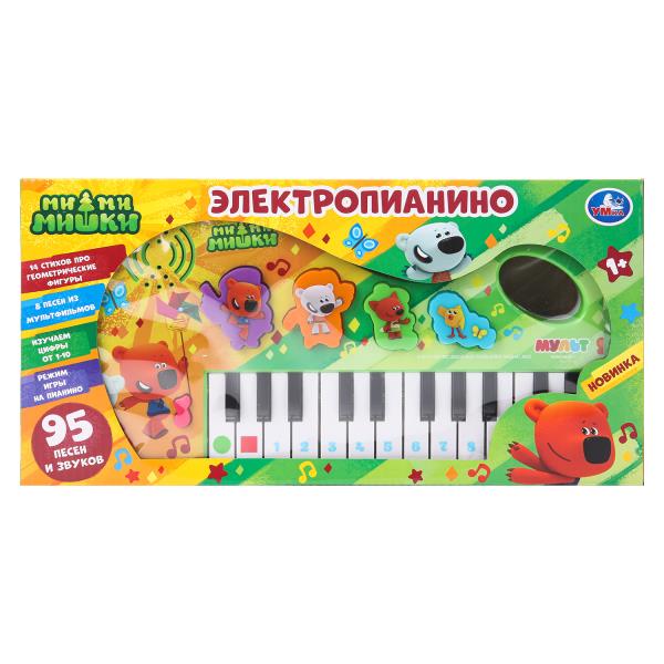 Электропианино 95 песен,звуков и фраз Ми-ми-мишки в кор. Умка в кор.2*30шт