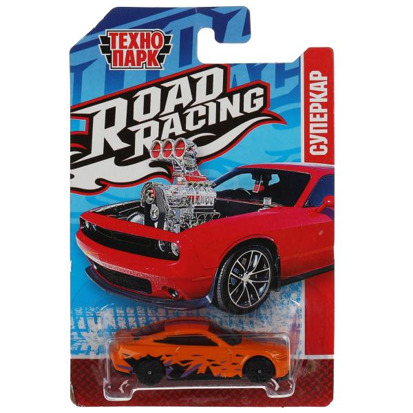 Машина металл ROAD RACING СУПЕРКАР 7,5 см, в ассорт, блист. Технопарк в кор.2*360шт