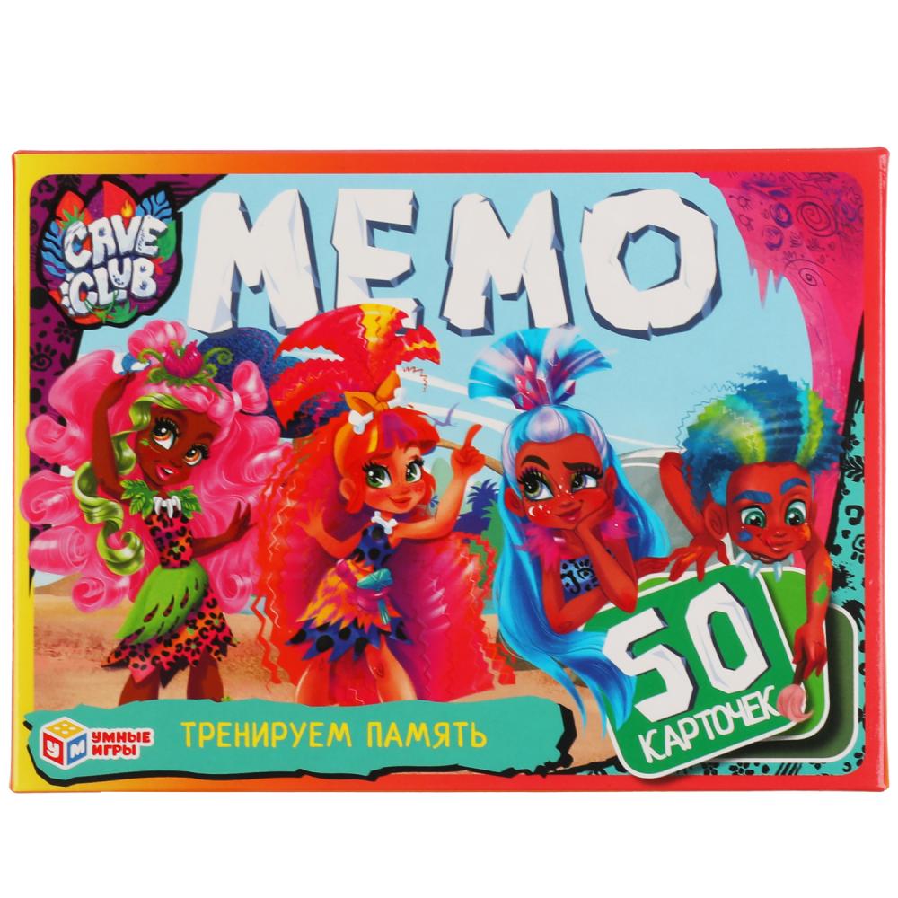 Кейв Клаб. Карточная игра мемо. (50 карточек, 65х95мм). Кор.: 125х170х40мм. Умные игры в кор.50шт
