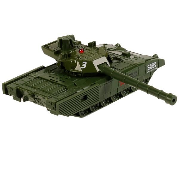 ARMATA-12-AR 335857 Модель металл АРМАТА ТАНК Т-14 АРМИЯ РОССИИ 12 см, башня, инерц, зелен, кор. Тех