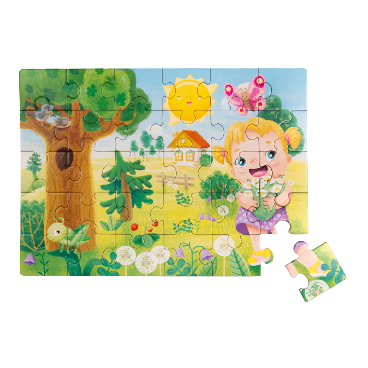 Пазл First Puzzle 4 в 1 "Времена года" Baby Toys