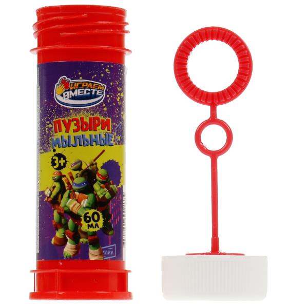 Мыльные пузыри черепашки 60мл, дисп.23*23*11см ИГРАЕМ ВМЕСТЕ уп-36шт в кор.6уп