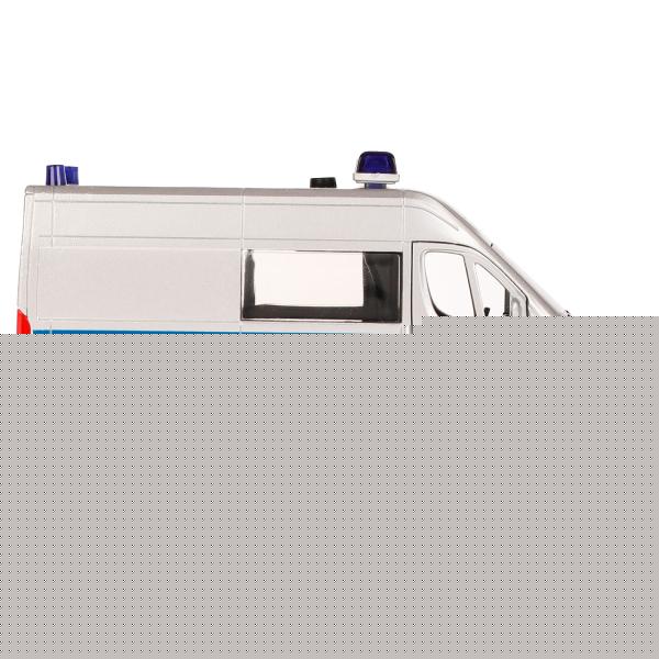 JUMPER-14POL-SRМашина металл CITROEN JUMPER ПОЛИЦИЯ 14 см, двер, баг, инер, серебр, кор. Технопарк в