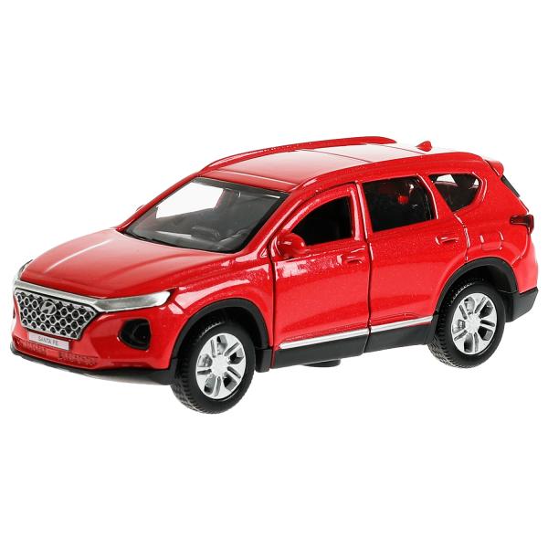 SANTAFE2-12-RD 338204 Машина металл HYUNDAI SANTAFE длина 12 см, двери, багаж, инер, красный, кор. Т
