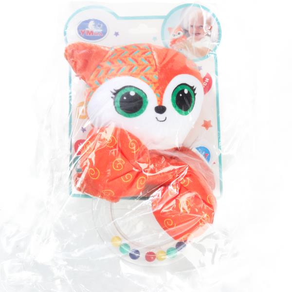 Погремушка на кольце Лисичка на блист. Умка в кор.250шт