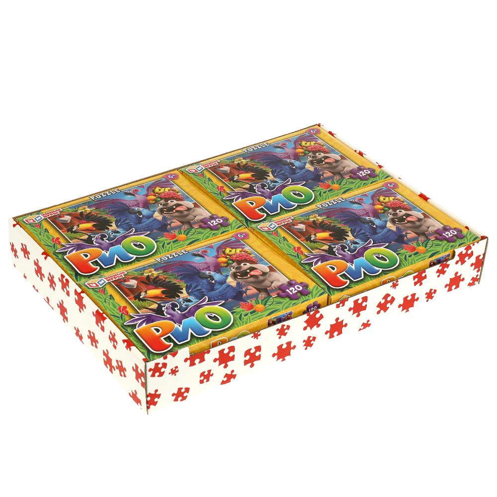 РИО. Пазл классический в коробке. 120 деталей. 180х130х25 мм. Умные игры в уп.8шт в кор.8уп