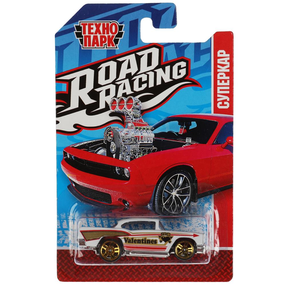 Машина металл ROAD RACING СУПЕРКАР 7,5 см, в ассорт, блист. Технопарк в кор.2*360шт