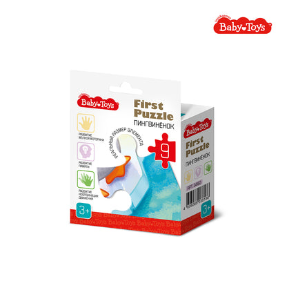 Пазл First Puzzle "Пингвиненок" (9 эл) Baby Toys