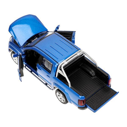Машина металл свет-звук VOLKSWAGEN amarok, 17,5 см, двери, капот, инерция Технопарк в кор.2*24шт