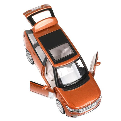 Машина металл свет-звук range rover, 14,7 см, двери, капот, инерция Технопарк в кор.2*24шт