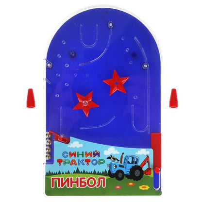 Настольная игра пинбол Синий ТРАКТОР кор.19,5*14,5*3см ИГРАЕМ ВМЕСТЕ в кор.2*72шт
