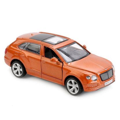 МАШИНА "ТЕХНОПАРК" МЕТАЛЛ. ИНЕРЦ. BENTLEY BENTAYGA, 1:45, ОТКРЫВ. ДВЕРИ, В РУСС. КОР. в кор.2*36шт