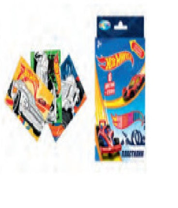 88618 Пластилин 6 цветов "Hot Wheels", картинка "Hot Wheels", 120 гр, стек пластиковый, картонная у