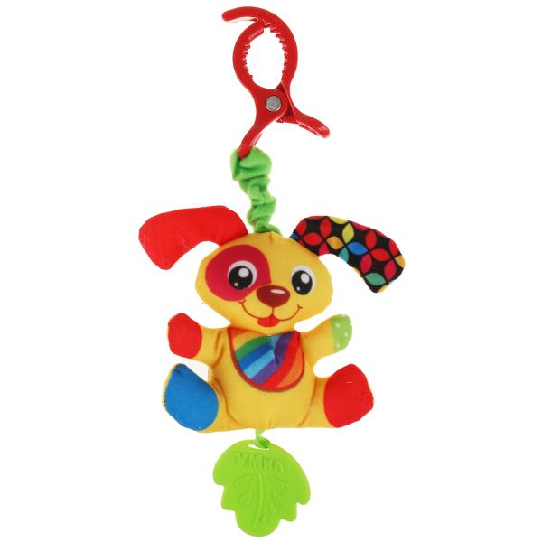 Подвеска с вибрацией озорной щенок на блист. Умка в кор.250шт