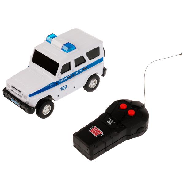 Технопарк. Машина "УАЗ Hunter. Полиция" на р/у 15 см, свет, белый, кор. арт.HUNTER-15RCPOL-WH