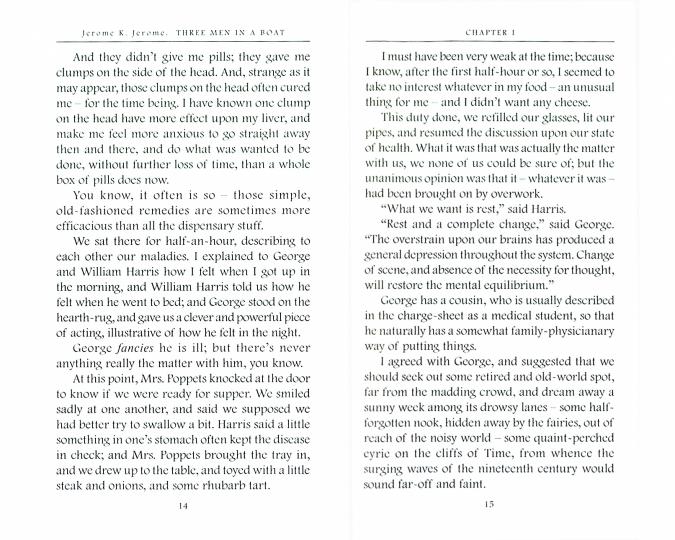 Three Men in a Boat (to Say Nothing of the Dog) = Трое в лодке, не считая собаки: на англ.яз