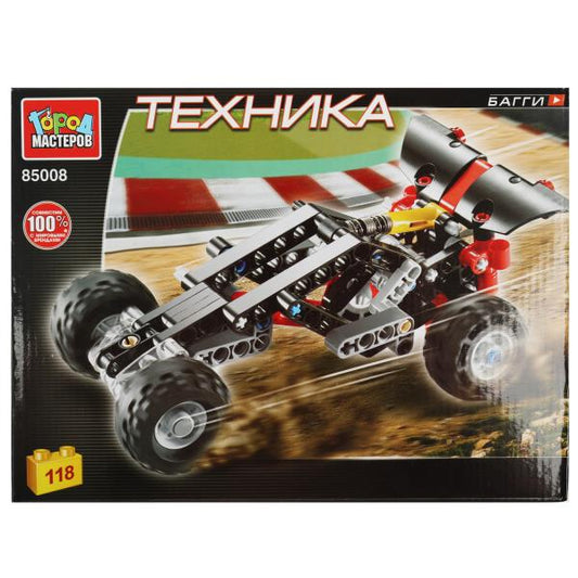 Конструктор БАГГИ , 118 дет. Город мастеров в кор.2*30шт