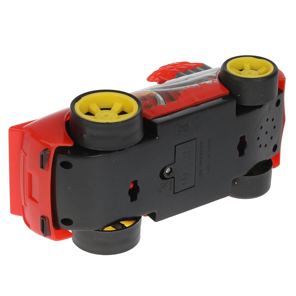 Машина пластик свет-звук СПОРТКАР 18 см, 2 кнопки, своб. ход, кор. Технопарк в кор.2*36шт