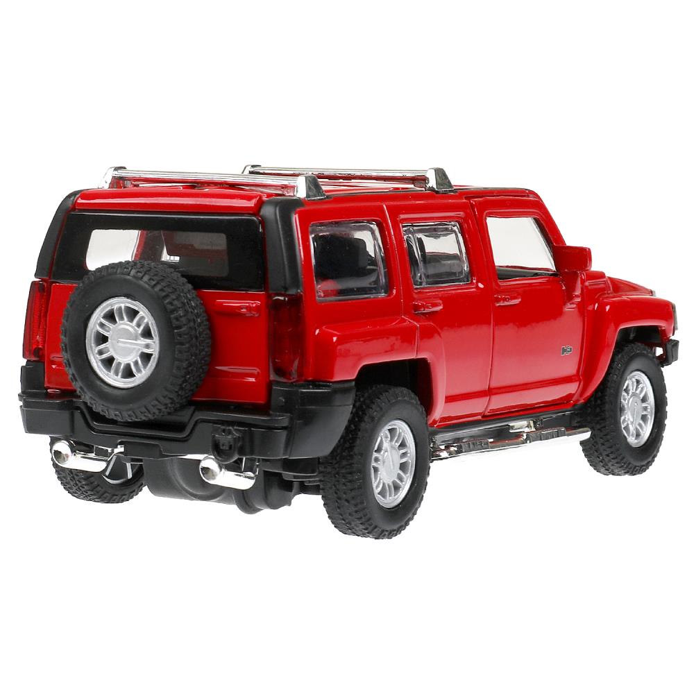 Машина металл свет-звук HUMMER h3, 14,4 см, двери, багажник, инерция Технопарк в кор.2*24шт