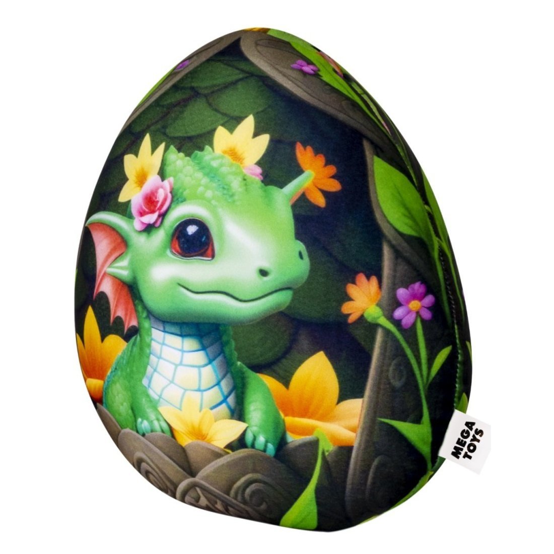Mega Toys. Игрушка антистресс "Яйцо дракона" 25 см. арт. МТ20007 (символ года 2024)