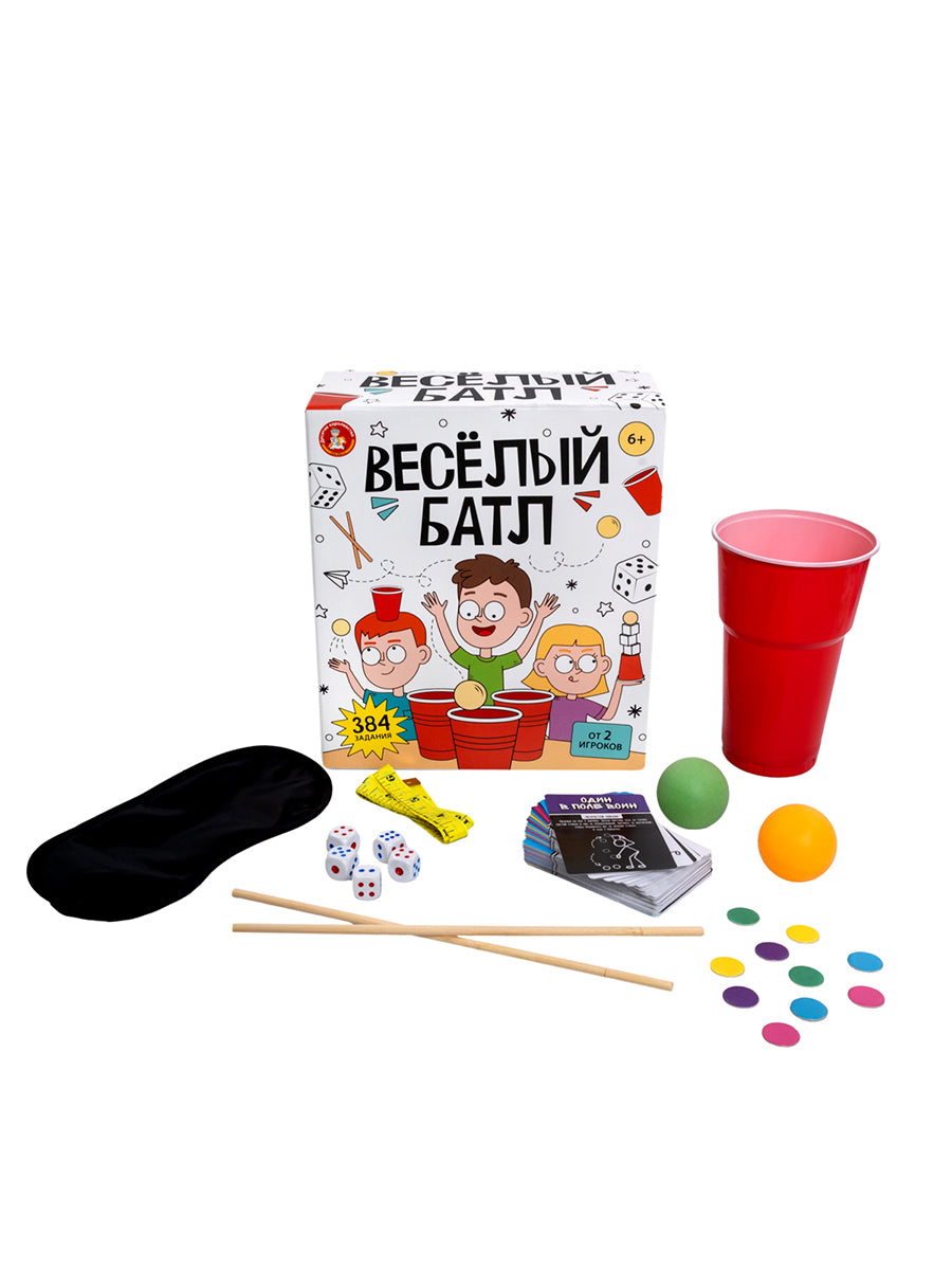 Игра настольная "Весёлый батл" для детей