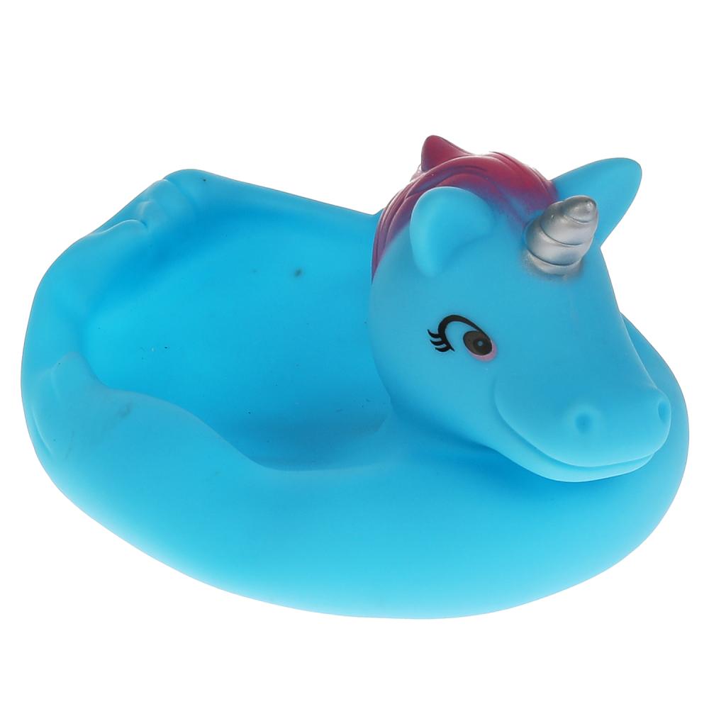 Игрушка для ванны единорог-мыльница ИГРАЕМ ВМЕСТЕ в кор.2*72шт