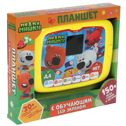 Планшет с обучающим led-экраном Ми-ми-мишки 150 песен, стихов, загадок.кор.бат. Умка в кор.48шт