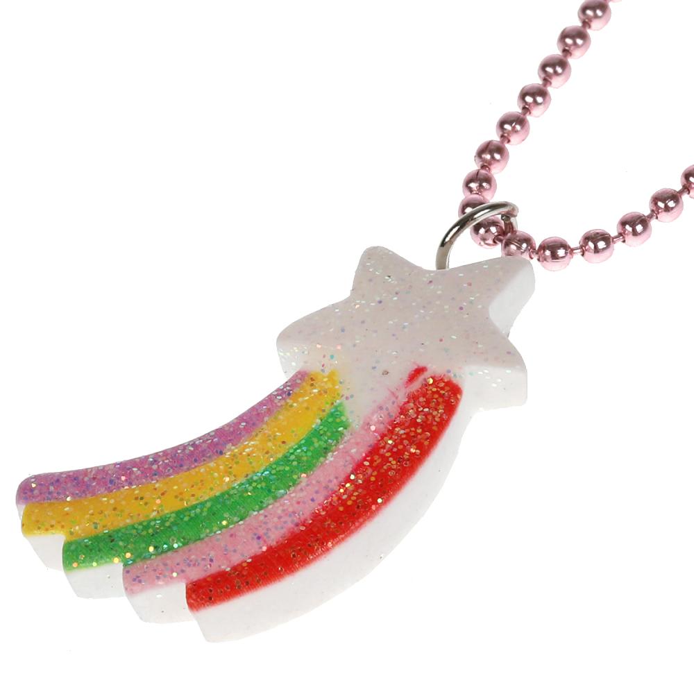 Аксессуары д/девочек СКАЗОЧНЫЙ ПАТРУЛЬ кулон радуга в пак. МИЛАЯ ЛЕДИ уп-10шт в кор.100уп